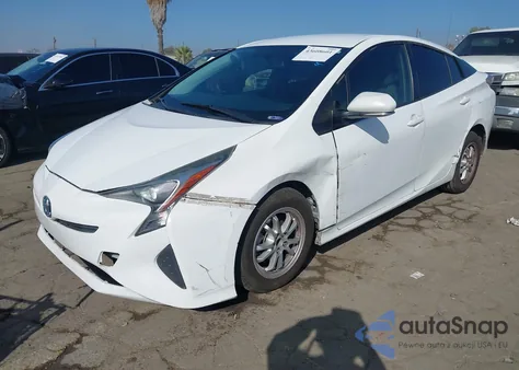 2016 Toyota Prius Two из США, поврежденный, VIN JTDKBRFU6G3016987